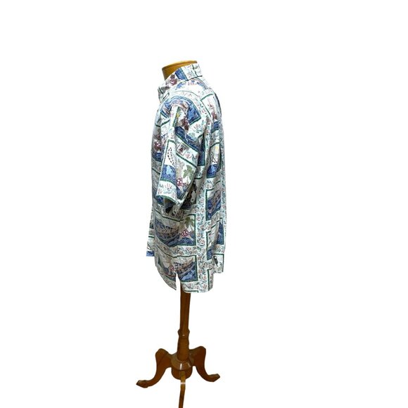 Reyn Spooner Mele Kalikimaka Hawaiian Christmas shirt reverse weave surf Santa - Picture 3 of 9